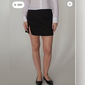 Djerf Avenue Black Must Have Mini Skirt